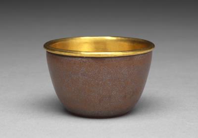 图片[2]-Purple-granule stacking cup in brown glaze, Qing dynasty, Qianlong reign (1736-1795)-China Archive